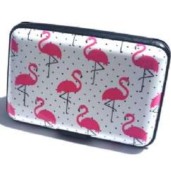 Foto Porta Cartao Infantil  Branco Flamingo - Un