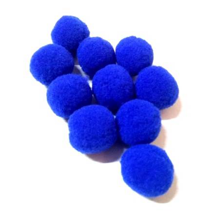 pompon出品 Pompom (Pom-Pom) 20 Mm Azul Royal 207 - 100 Un. FAZENDO ARTESANATO