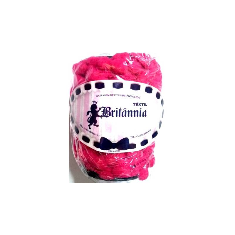 Foto Passamanaria Pompom B74 Rosa Pink - 10 Mt