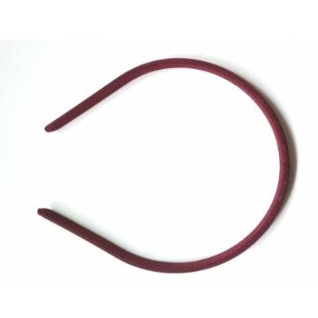 Foto Tiara Plastica Encapada Vinho 10 Mm - 12 Un