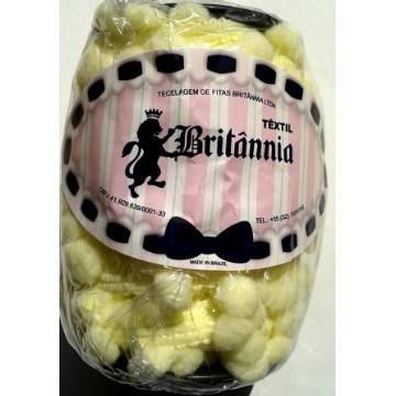 Foto Passamanaria Pompom B205 Amarelo Bebe - 10 Mt