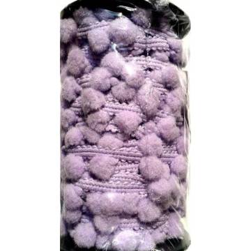 Foto Passamanaria Pompom B106 Lilas - 10 Mt