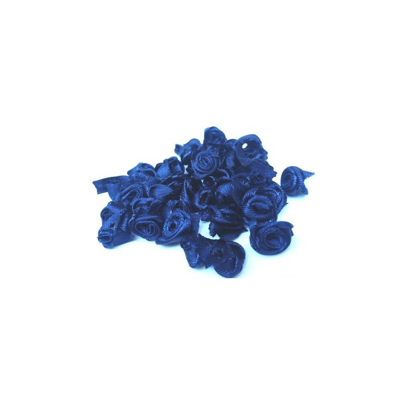 Foto Aplique De Cetim Rococo Azul Marinho Cod 318 - 100 Un