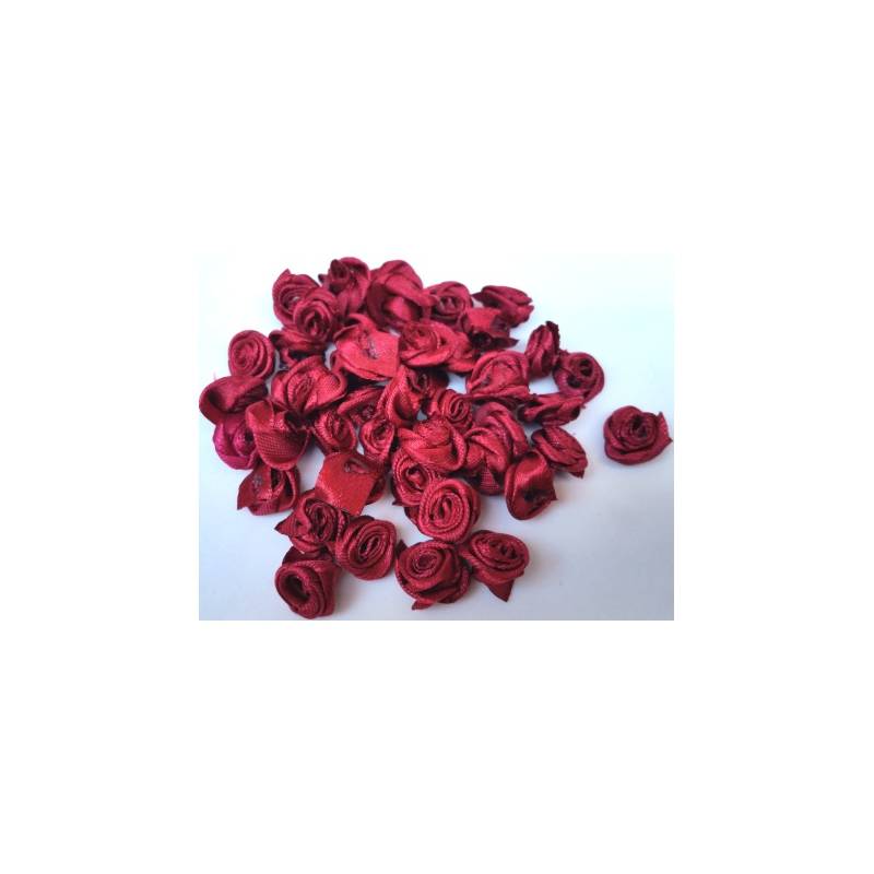 Foto Aplique De Cetim Rococo Vinho Cod 520 - 100 Un