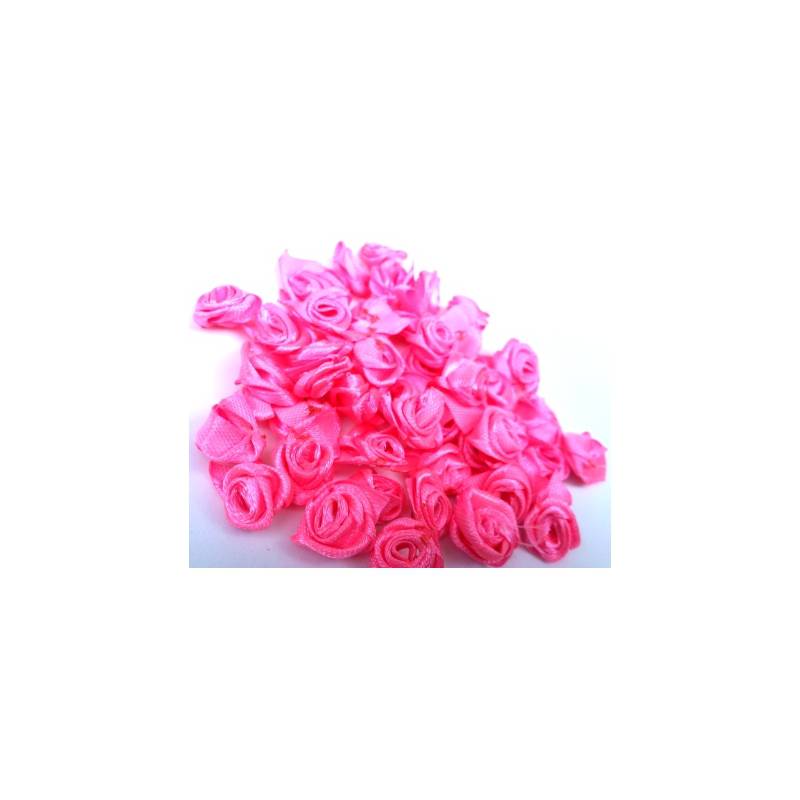 Foto Aplique De Cetim Rococo Rosa Citrico Cod 140 - 100 Un