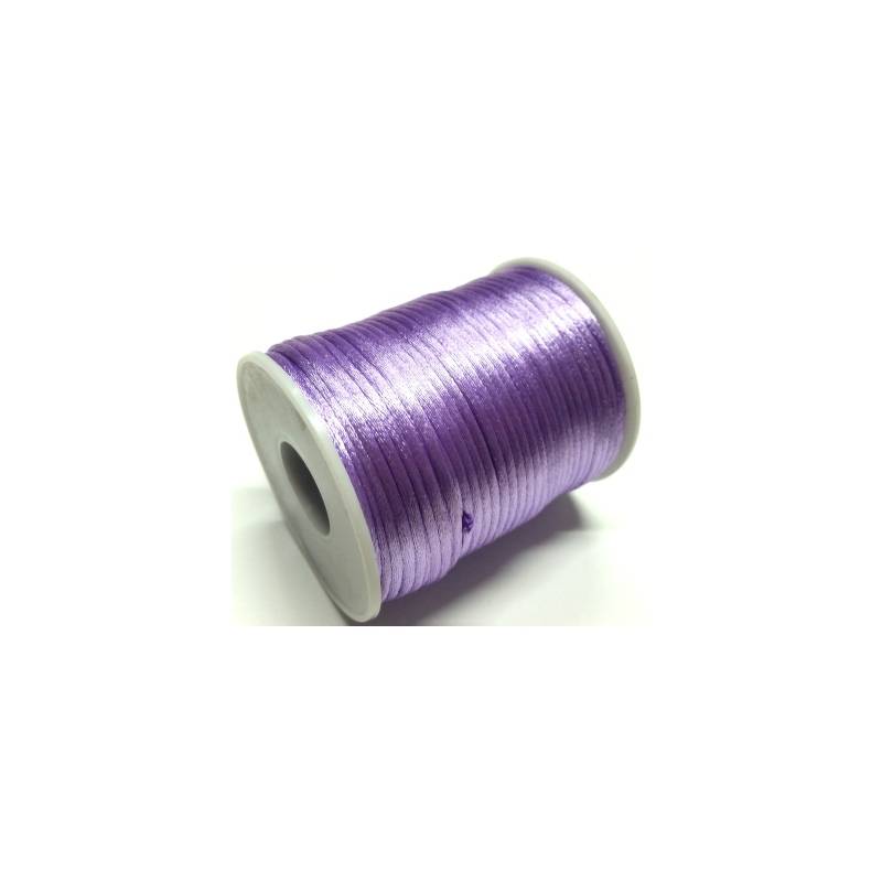 Foto Linha De Poliester 2 Mm Lilas (164) Rabo De Rato - 50 Mt