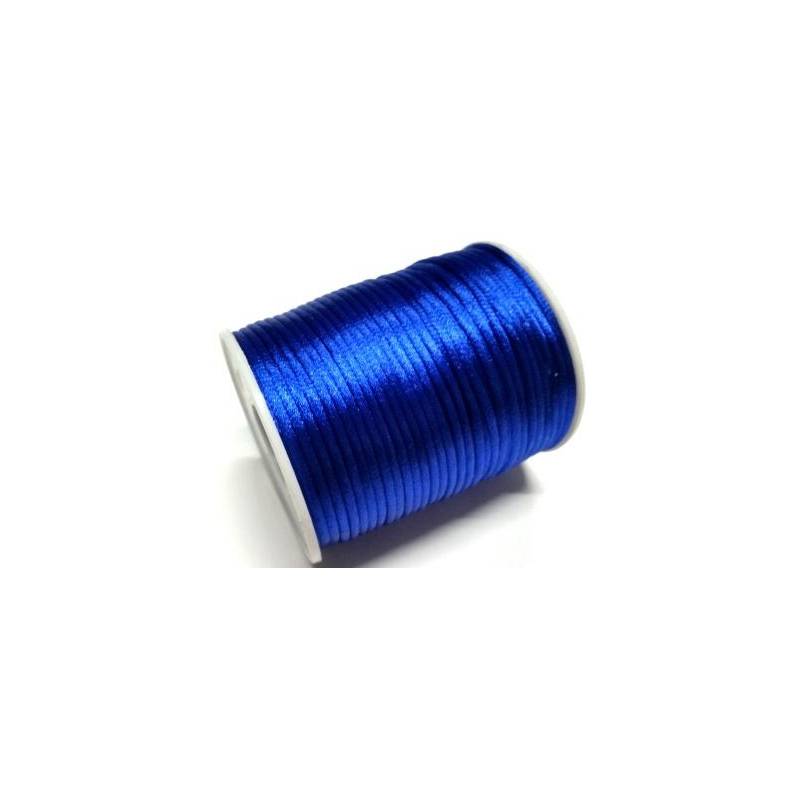 Foto Linha De Poliester 2 Mm Azul Royal Rabo De Rato - 50 Mt