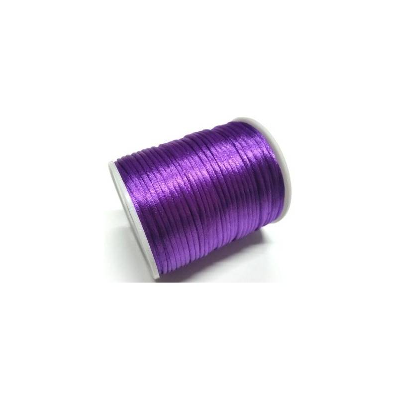 Foto Linha De Poliester 2 Mm Roxo (218) Rabo De Rato - 50 Mt