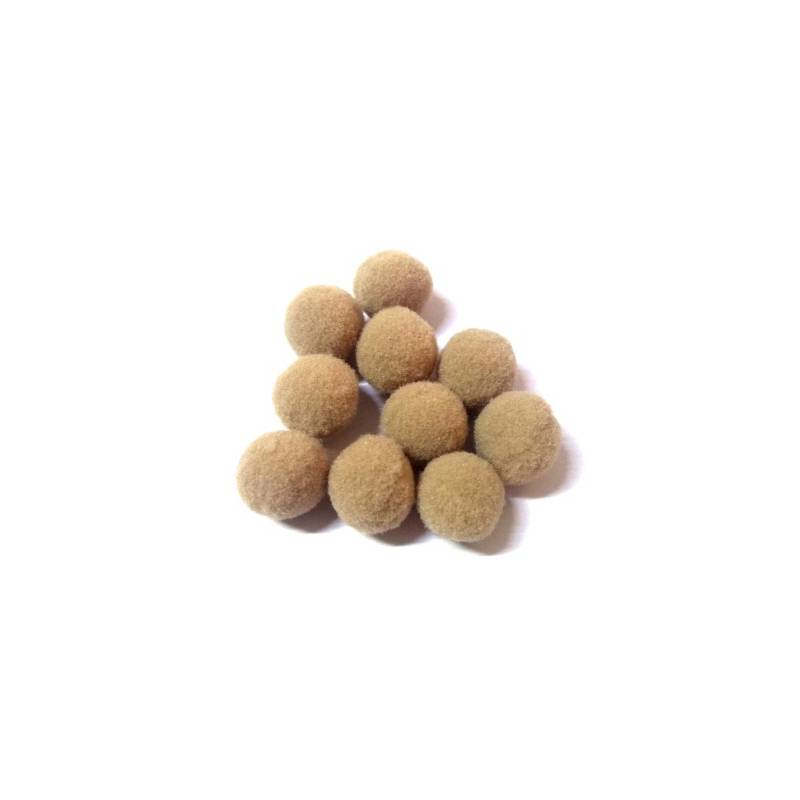 Foto Pompom (Pom-Pom) 14 Mm Marrom Claro 297 - 100 Un