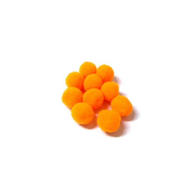 Foto Pompom (Pom-Pom) 14 Mm Laranja 523 -  100 Un