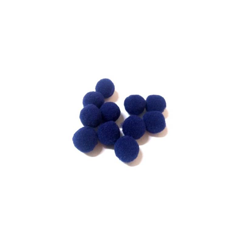 Foto Pompom  (Pom-Pom) 14 Mm Azul Marinho 318 - 100 Un