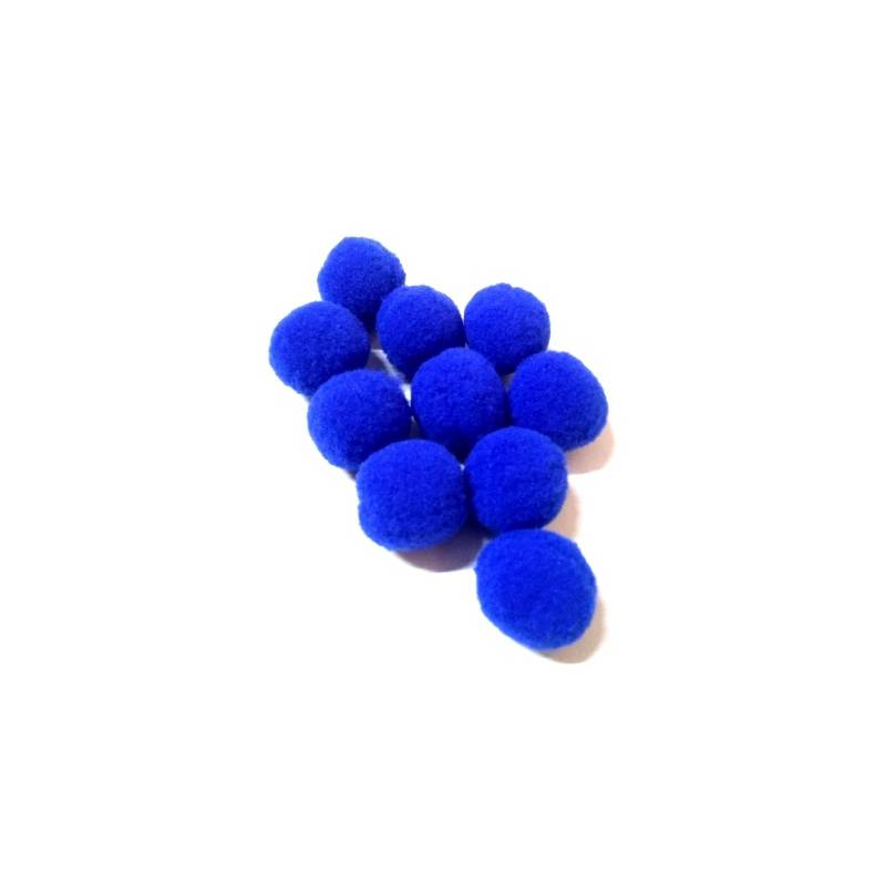 Foto Pompom (Pom-Pom) 20 Mm Azul Royal 207 - 100 Un