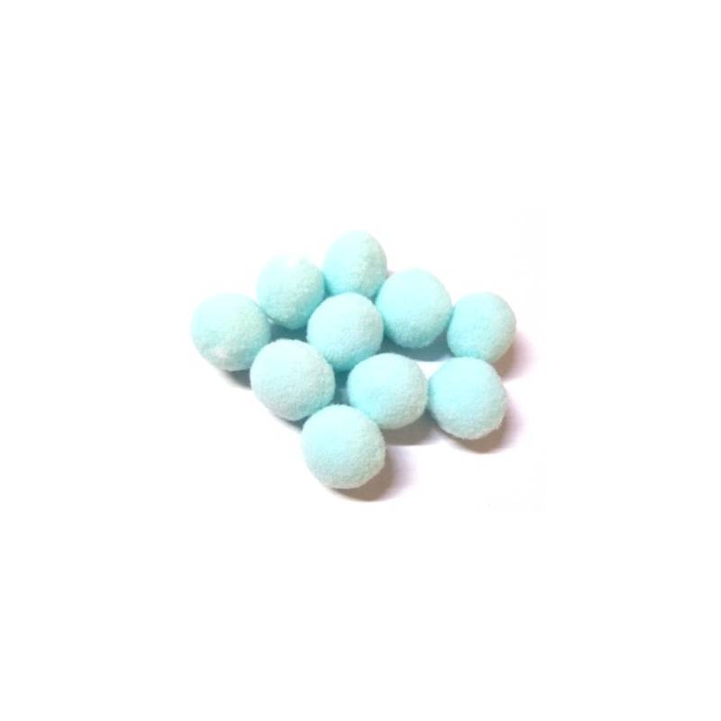 Foto Pompom (Pom-Pom) 20 Mm Azul Bebe 177 - 100 Un