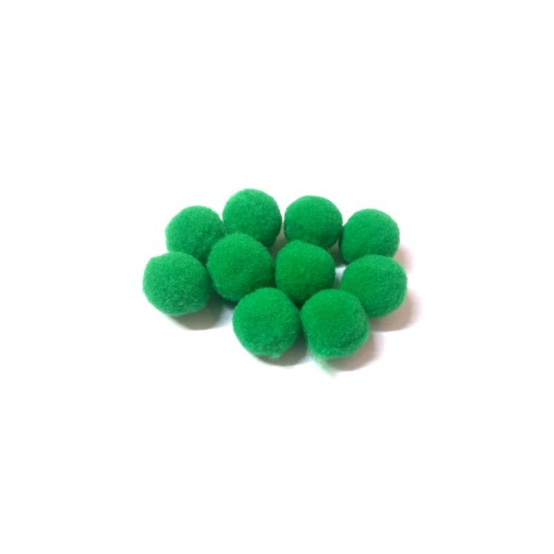 Foto Pompom (Pom-Pom) 20 Mm Verde Bandeira 540 - 100 Un