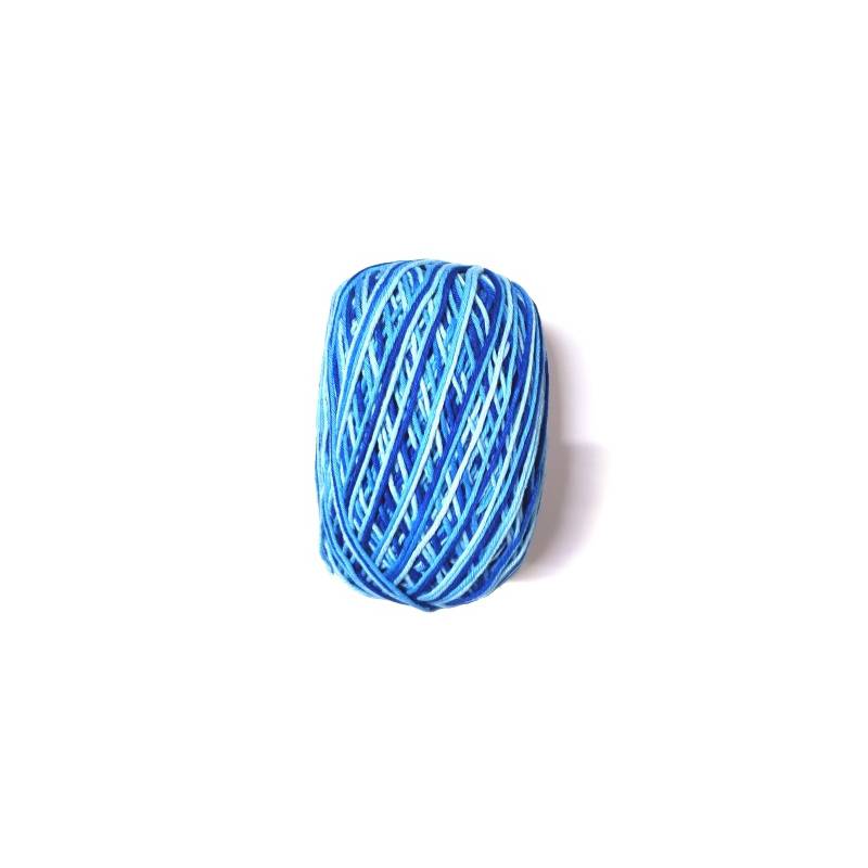 Foto Novelo Lumbre Para Amigurumi Azul Mesclado - 170 Mt