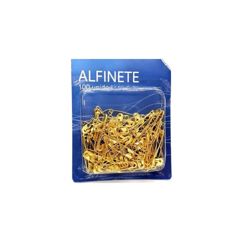 Foto Alfinete De Seguranca N 2 Ouro 4,0 Cm - 100 Un