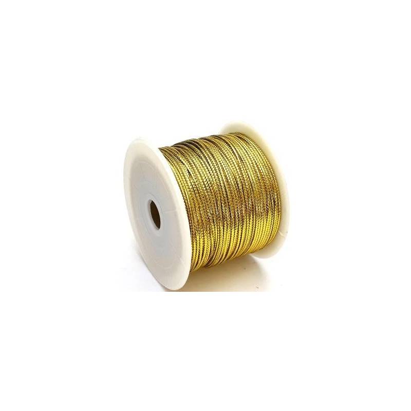 Foto Cordone Poliester 1 Mm Ouro - 50 Mt