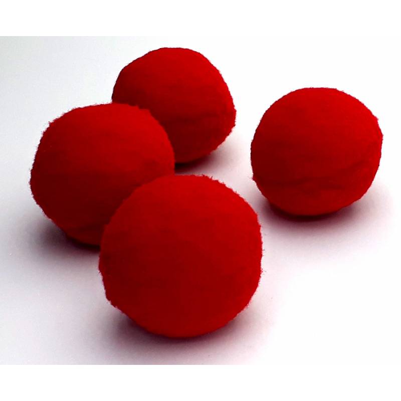 Foto Pompom (Pom-Pom) 40 Mm Vermelho 145 - 25 Un