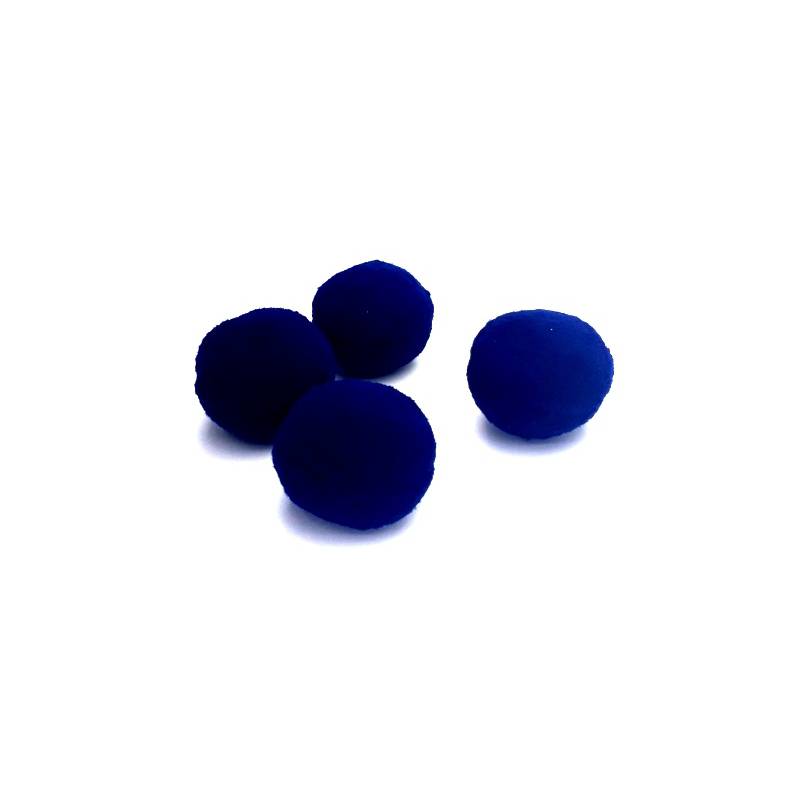 Foto Pompom (Pom-Pom) 40 Mm Azul Marinho 318 - 25 Un