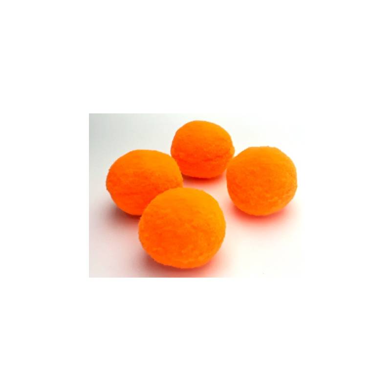 Foto Pompom (Pom-Pom) 40 Mm Laranja 523 - 25 Un