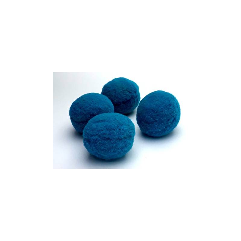 Foto Pompom (Pom-Pom) 40 Mm Azul Turquesa 539 - 25 Un