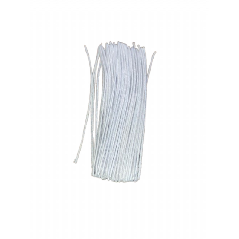 Foto Arame Encapado N 26  Branco - 10 Cm