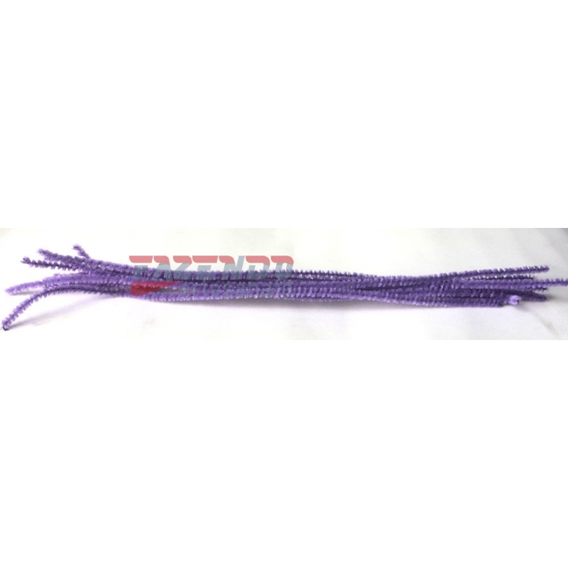 Foto Hastes De Chenille Limpa-Cachimbo 30 Cm Roxo 10 Un - Pc