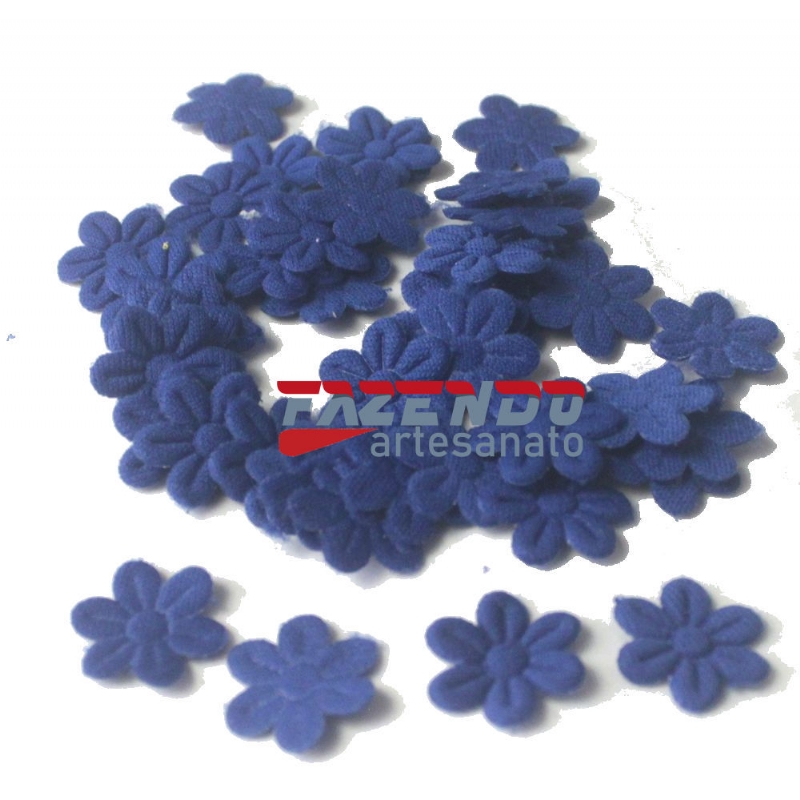 Foto Flor Prensada Azul Royal  1000 un - pc