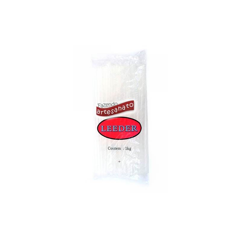 Foto Bastao De Cola Quente Silicone Fina Refil 07 X 300 Mm - kg