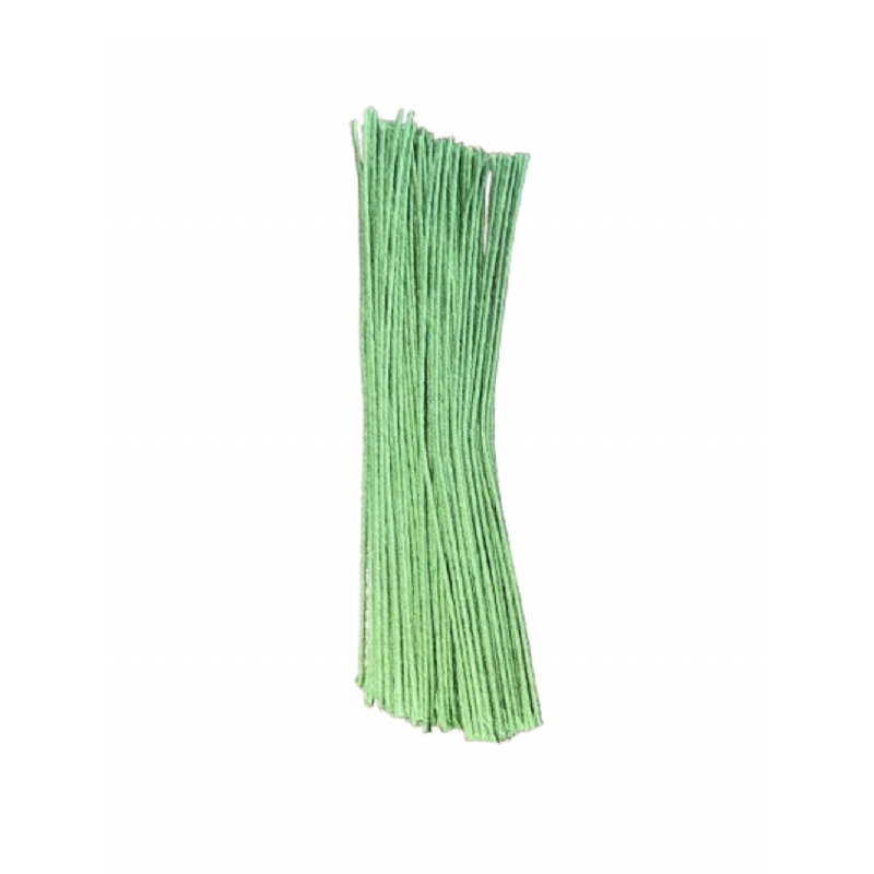 Foto Arame Encapado N 26 Verde - 15 Cm