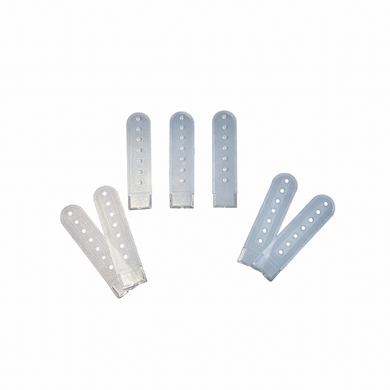 Foto Regulador Plastico Para Bone Transparente (Femea e Macho) - 50 Pares