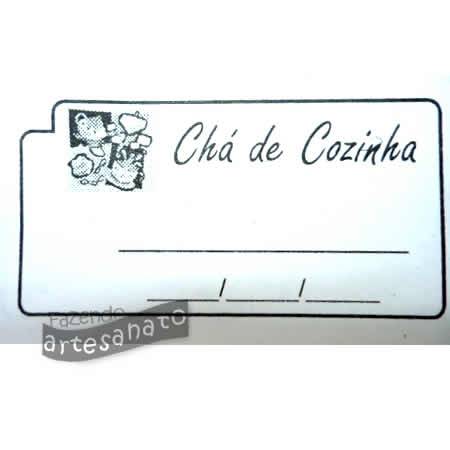 Foto Cartão Lembranca Cha De Cozinha - 100 Un
