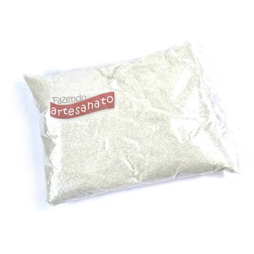 Foto Glitter Pvc Imp 231 Branco Perolado - 500 Gr