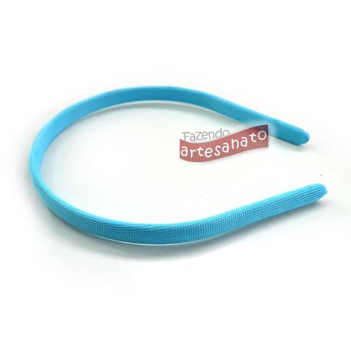 Foto Tiara Plastica Encapada Azul Claro 10 Mm - 12 Un