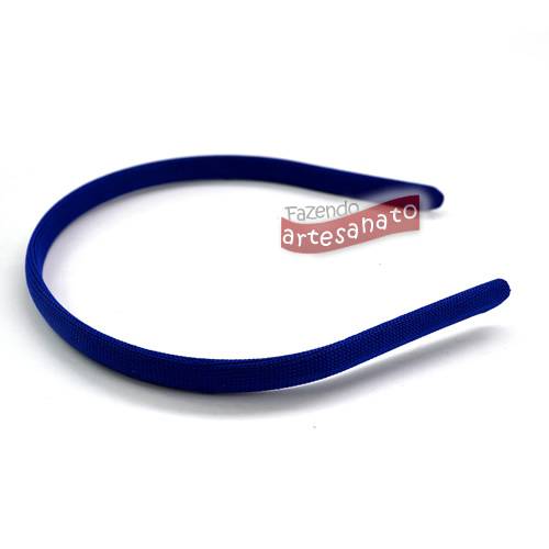 Foto Tiara Plastica Encapada Azul Royal 10 Mm - 12 Un