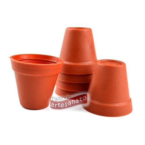 Foto Vaso Plastico N 4 Tijolo 6 Un - Pc