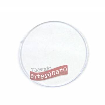 Foto Base Acrilica Redonda 7,0 Cm Lisa - 5 Un