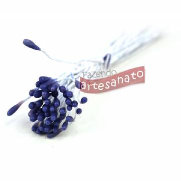 Foto Pistilo De Arame Encapado Gde Roxo - 500 Un