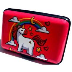 Foto Porta Cartao Infantil Unicornio Pink - Un