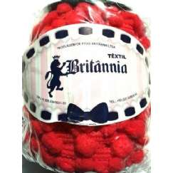 Foto Passamanaria Pompom B74 Vermelho - 10 Mt