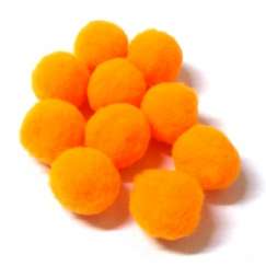 Foto Pompom (Pom-Pom) 14 Mm Laranja 523 -  100 Un