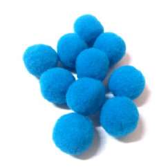 Foto Pompom (Pom-Pom) 14 Mm Azul Celeste 349 - 100 Un