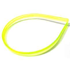 Foto Tiara Plastica Pente Verde Citrico 10 Mm - 12 Un