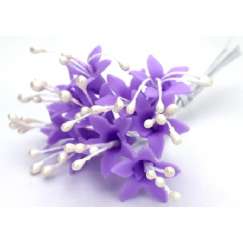 Foto Mini Lirio Em Biscuit Comum Lilas (L1) - 100 Un