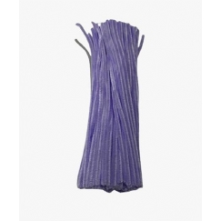 Foto Hastes De Chenille  Limpa-Cachimbo 30 Cm Lilas 100 Un - Pc