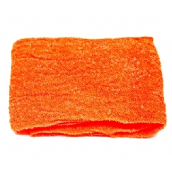 Foto Meia De Seda Boucle Laranja Citrico Artesanato - Un