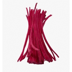 Foto Hastes De Chenille  Limpa-Cachimbo 30 Cm Rosa Pink 100 Un - Pc