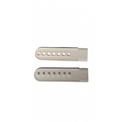 Foto Regulador Plastico Para Bone Branco (Femea e Macho) - 50 Pares