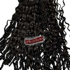 Foto Cabelo Sintetico Micro Zizi Braid N 001 Preto 80 Gr - Ct