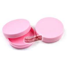 Foto Latinha Lata Pote Redonda Plastica Rosa Claro 10 un - Pc